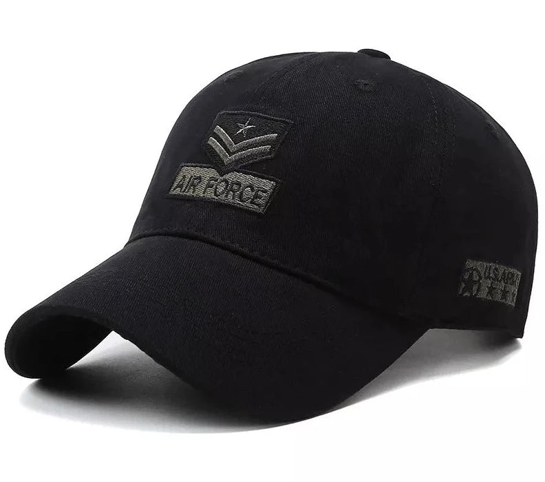 Air Forcer Army Cap, color Black, with embroidered logoh