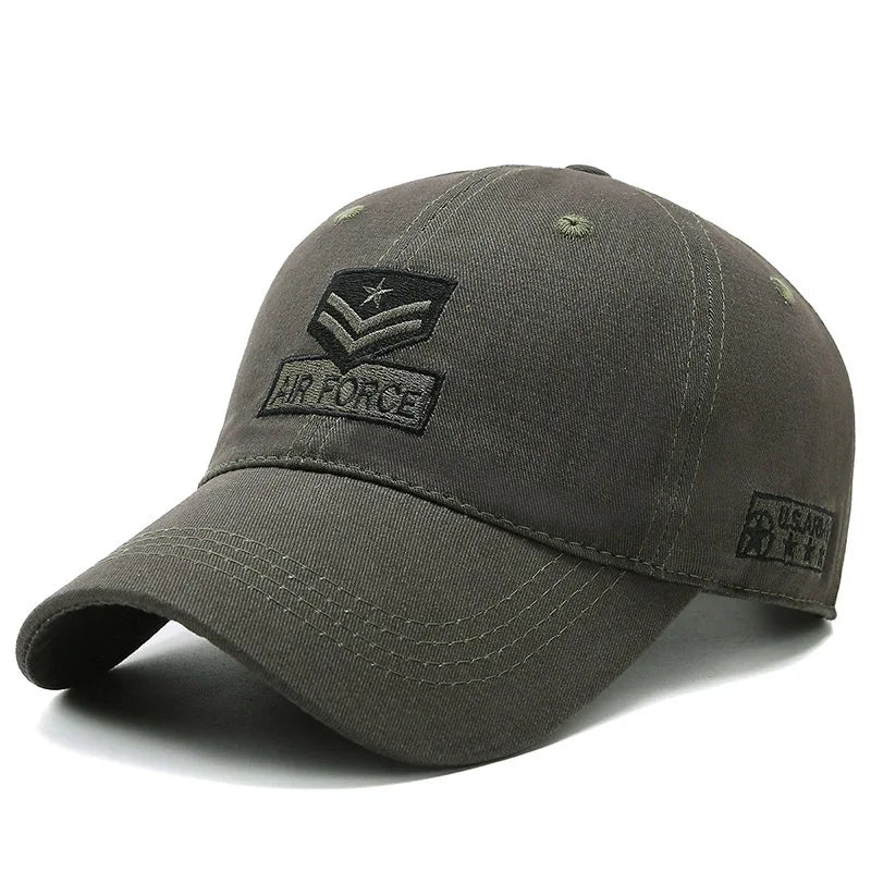Air Forcer Army Cap, color Green, with embroidered logo