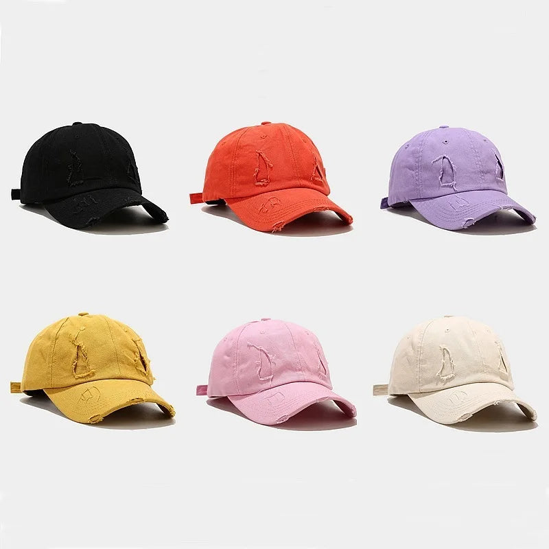 Worn Out Washed Baseball Cap