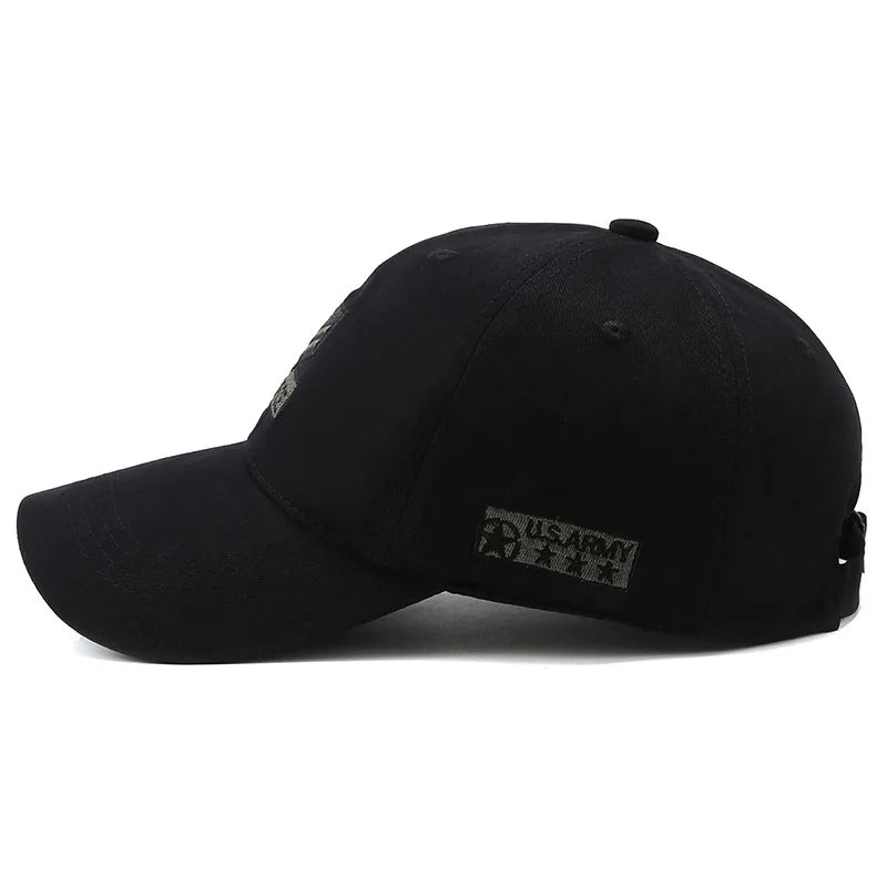 Air Forcer Army Cap, color Black, with embroidered logo