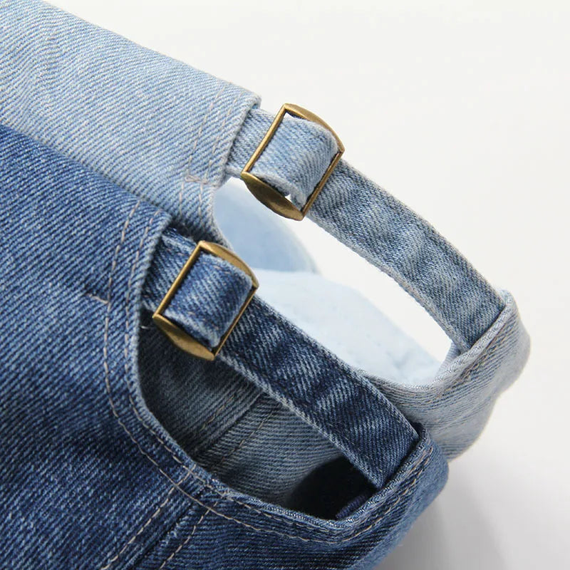 Washed Denim Cap
