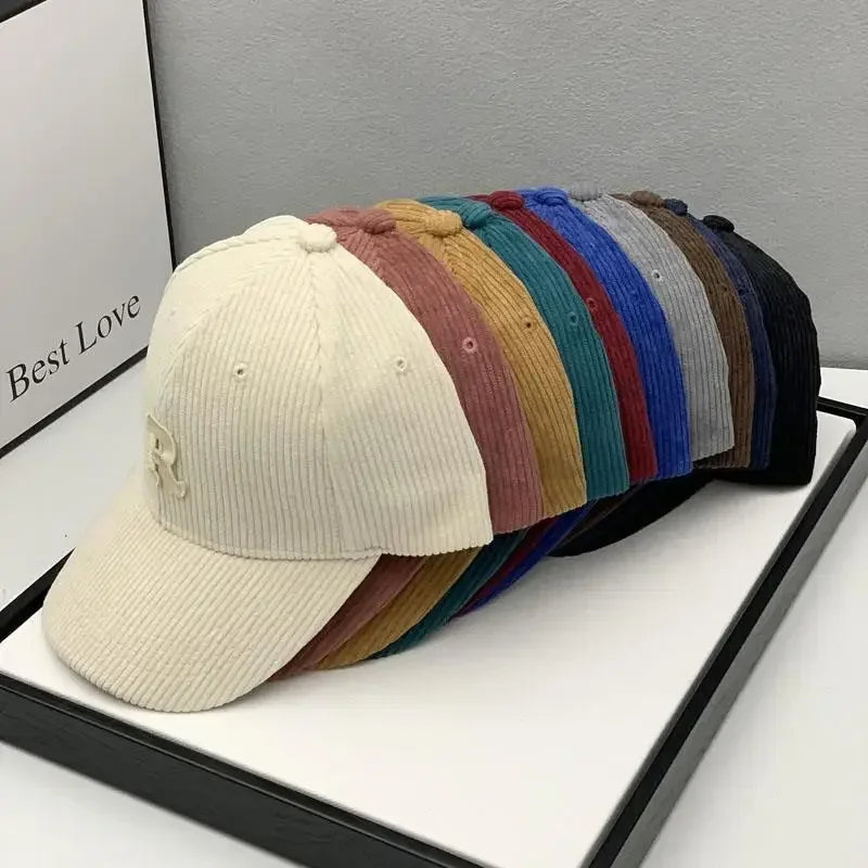 Corduroy "R" Cap