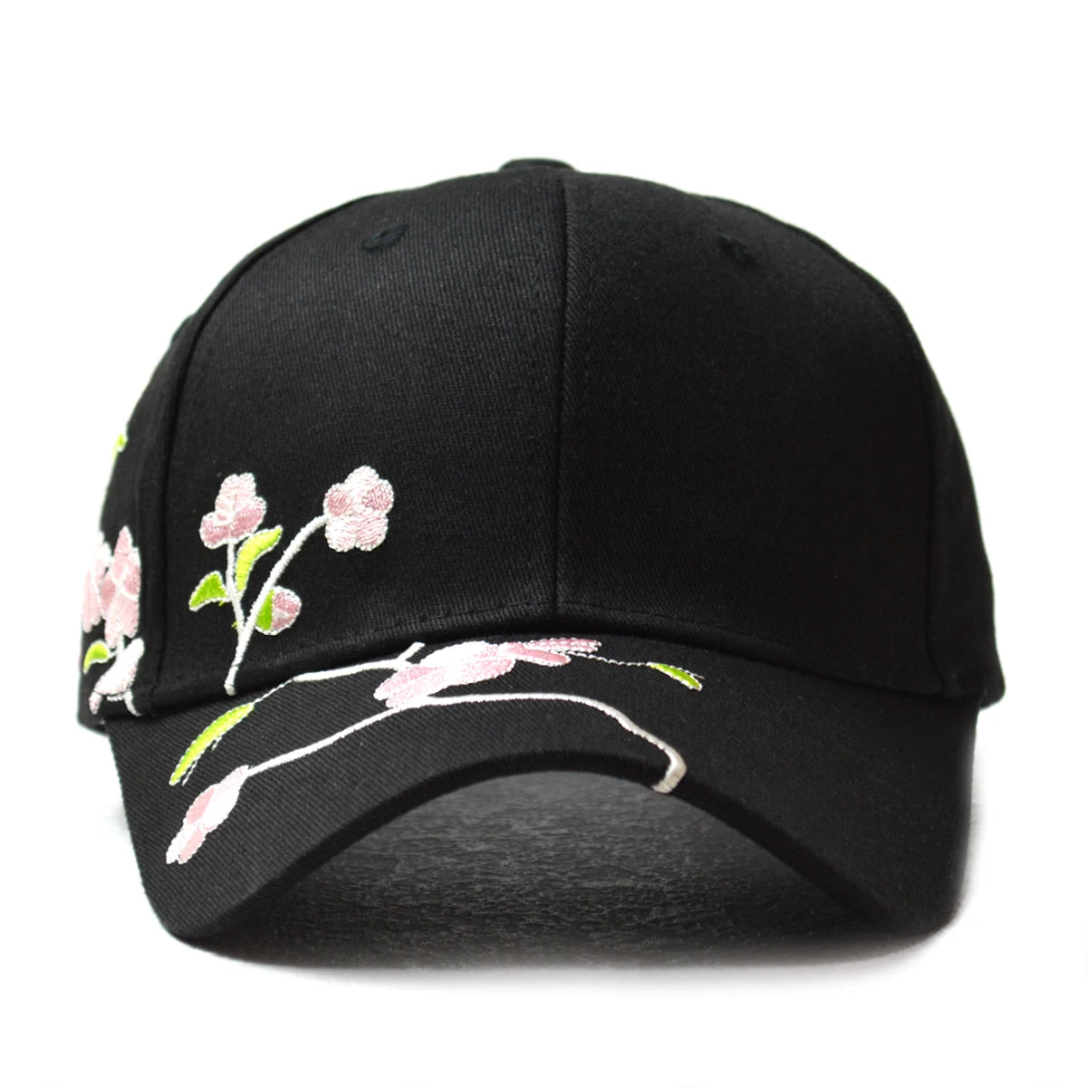 Korean Flower Embroidery Cap